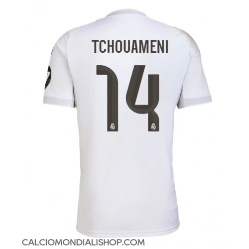 Maglie da calcio Real Madrid Aurelien Tchouameni #14 Prima Maglia 2025-26 Manica Corta